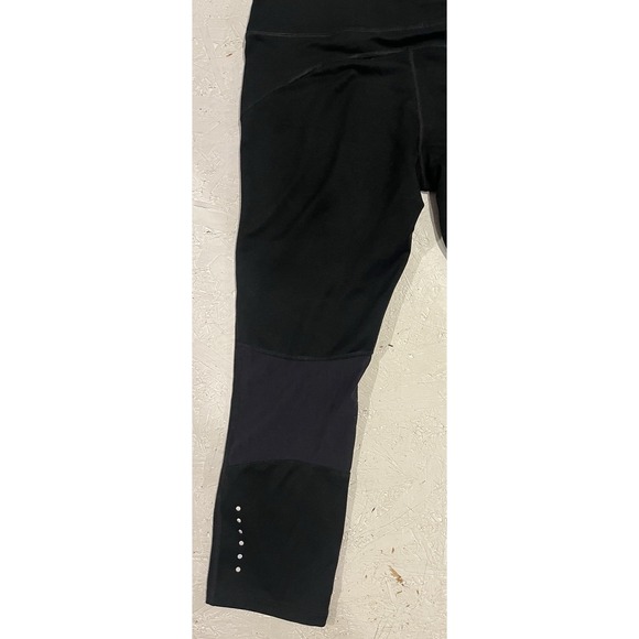 Nike Epic Run Tights Size Medium Running Crop Capri Running Dri Fit Black Womens - Picture 10 of 10